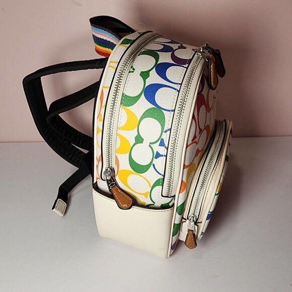 Coach Multicolor Signature Backpack Mini - Picture 3 of 7